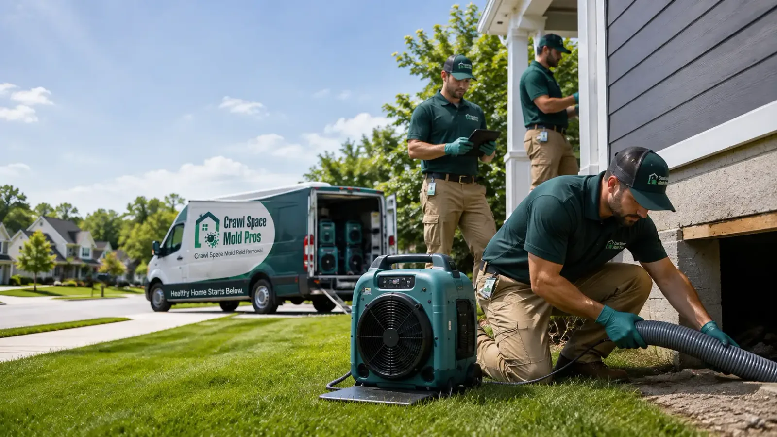 Crawl Space Mold Removal in Argonne, WI